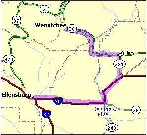 Fly Shop Directions From Wenatchee To E'burg....
